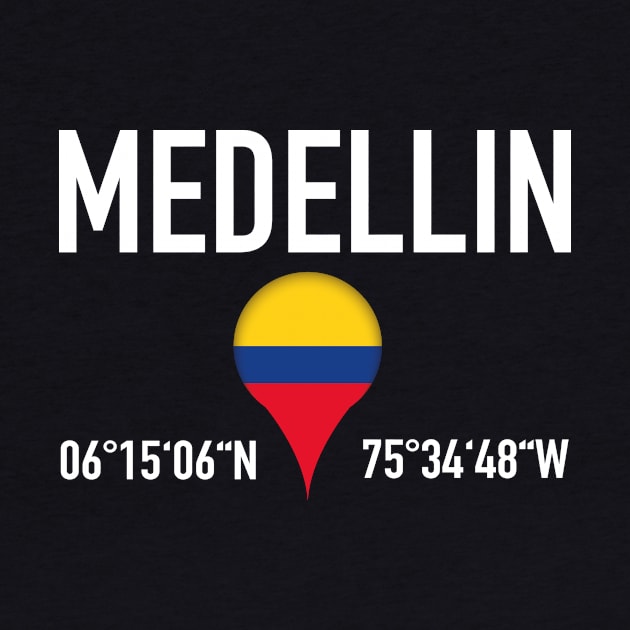 Medellin Latitude Location In Colombia by Print-Dinner